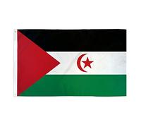 AZ FLAG - Western Sahara Flag - 3x5 Ft - Light Polyester Sahrawi - Western Saharan Banner with Two Brass Eyelets - Fade Resistant - Vivid Colors - 3' x 5' Feet - 150x90 Cm