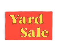 AZ FLAG - Yard Sale Red And Yellow Flag - 3x5 Ft - 100D Polyester Yard Sales Banner with Two Metal Grommets - Fade Resistant - Vivid Colors - 3' x 5' Feet - 150x90 Cm