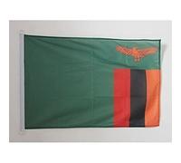 AZ FLAG - Zambia Nautical Flag - 18'' x 12'' - For Outdoor and Boat - Zambian Banner Knitted Polyester with Two Plastic Rings - Vivid Colors - 12x18 in - 45x30 Cm