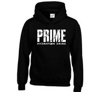 AZ Funny Inspired Prime Hydration Drink Hoodie Flavour Logan Paul KSI Hooded Top Black