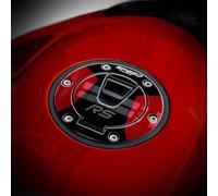 Az Graphishop 3D Fuel Cap Protector Compatible with Triumph Speed Triple 1200 RS 2021-2025 Protection from Bumps and Scratches Made in Italy GP-T-SPRS-21-25 (Carnival Red)