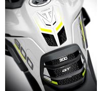 Az Graphishop 3D Resin Tank Pad Compatible with Triumph Tiger 900 GT 2024-2026 Protection from Bumps and Scratches Made in Italy GP-6028 (Snowdonia White)