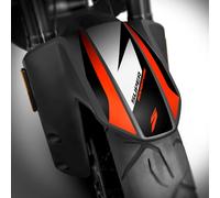 Az Graphishop Upper Fender Stickers Compatible with KTM 1390 Super Adventure S 2025-2026 Scratch Protection Made in Italy APS-1390SAS-26 (White & Black)