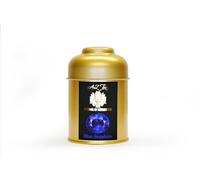 AZ Teas UK Black Tea - 50g gold caddy - Pesticide free -Made of the finest tea leaves from Sri lanka and japan natural ingredients (Blue Shaphire)