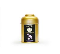 AZ Teas UK Black Tea - 50g gold caddy - Pesticide free -Made of the finest tea leaves from Sri lanka and japan natural ingredients (Sakura Tea)