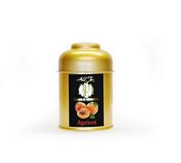 AZ Teas UK Black Tea - 50g gold caddy - Pesticide free -Made of the finest tea leaves from Sri lanka and japan natural ingredients (Apricot Tea)