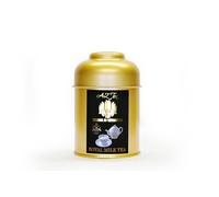 AZ Teas UK Black Tea - loose Leaves - 50g gold caddy - Pesticide free -Made of the finest tea leaves from Sri lanka and japan natural ingredients (Royal Milk Tea)