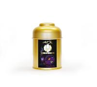 AZ Teas UK Black Tea- loose Leaves - 50g gold caddy - Pesticide free -Made of the finest tea leaves from Sri lanka and japan natural ingredients (Smokey Dimbula)
