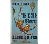 AZ25 Vintage Cirque d_hiver French Circus Balloon Advertisement Poster Re-Print - A3 (432 x 305mm) 16.5" x 11.7"