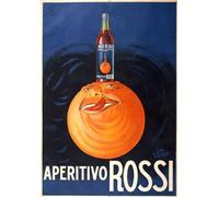 AZ32 Vintage Aperitivo Rossi Italian Martini Drinks Advertisement Poster Re-Print - A4 (297 x 210mm) 11.7" x 8.3"
