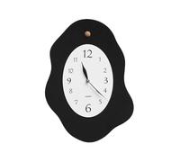 Az4bC5d6 Kitchen Clock Minimalist Style Creative Pendulum Clock Home 28 * 39cm Frameless Wooden Wall Clocks with Silent Quartz Movement Decorative