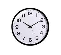 Az4bC5d6 Kitchen Clock Simple Large Wall Mounted Clock, Stylish and Quiet In The Living Room, In The Lobby, Large-sized Suitable for Rooms and Study Decorative(Black,18inch)