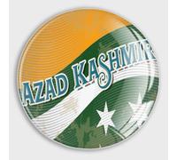 Azad Kashmir Flag Glass Fridge Magnets Azad Kashmir Small Magnets Funny Magnets Souvenir Gift Dishwasher Magnets for Kitchen Office Classroom Home Supplies