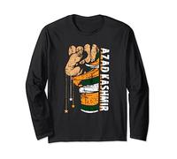 azad kashmir- Jammu & Kashmir Flag Free Kashmir Long Sleeve T-Shirt