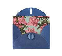 Azalea Blue Patterns greeting card 6x4 inches with envelope, covering birthdays, weddings and other occasions