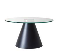 Azalea Coffee Table - Clear Glass - Round