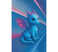Azalea Flame Dragon Notebook || Wide Ruled, 7.5 x 9.25”, 120 Pages: Journal for Fantasy Lovers, Dragon Enthusiasts & Creative Writers