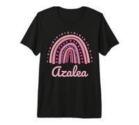 Azalea Name Personalized Funny Women Pink Rainbow Azalea Premium T-Shirt