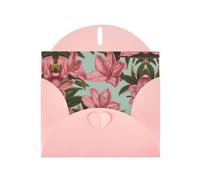 Azalea Pink Patterns greeting card 6x4 inches with envelope, covering birthdays, weddings and other occasions
