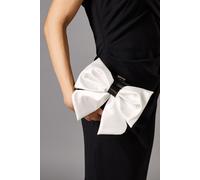 Azalea Satin Bow Detail Clutch Bags Coast Mono One Size