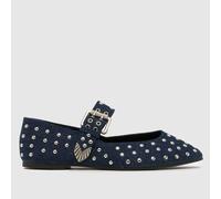 Azalea Wang Kennith Ballet Flats in Blue UK 6 (EU 39)