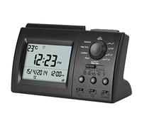 Azan Clock for Home, Muslim Prayer Azan Clock with LCD Display, Muslim Islamic Prayer Praying Azan Athan Alarm Clock Gifts, MAKKAH Music for Praying, Black