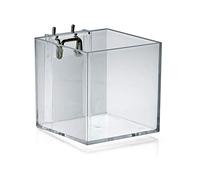 Azar Displays 256105 4-Inch Acrylic Cube Bin for Pegboard or Slatwall, Pack of 4