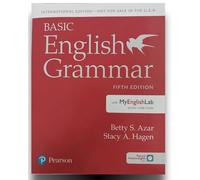 Azar-Hagen Grammar - (AE) - 5th Edition - Student Book with MyEnglishLab (International Edition) - Basic English Grammar: Workbook and Resources