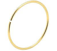AZARIO LONDON 14K Yellow Gold 24 Gauge (0.4MM) - 8MM Diameter Seamless Continuous Nose Hoop Ring