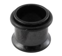 AZARIO LONDON 4MM Black Anodized 316L Surgical Steel Single Flared with O Ring Tunnel Ear Plug - Sold by Piece