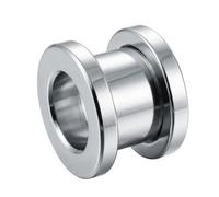 AZARIO LONDON 4mm Flesh Tunnel- Externally Threaded Screw Fit Gauge - Ear Stretchers- Steel Plugs and Tunnels - Sold by Piece