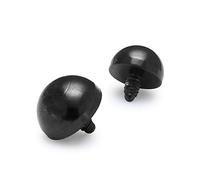 AZARIO London 5MM Black Anodized Half Ball 316L Surgical Steel Internally Threaded Top Micro Dermal Anchor Piercing Jewellery