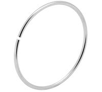 AZARIO LONDON 9K White Gold 24 Gauge (0.4MM) - 8MM Diameter Seamless Continuous Nose Hoop Ring