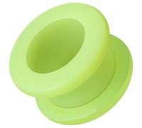 AZARIO LONDON Light Green Neon UV Acrylic Gauge Flesh Tunnel Ear Piercing - Sold by Piece