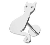 AZARIO LONDON Plain Lovely Cat Labret-Cartilage-Tragus Earring/Helix Stud/Conch Piercing Stud- Surgical Steel Stud - 16 Gauge Labret