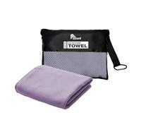 azark Microfibre Towel - Quick Dry, Lightweight & Super Absorbent - Gym, Travel, Yoga, Camping & Beach - Soft & Durable - Multiple Sizes (Purple, Medium)
