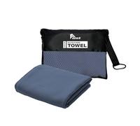 azark Microfibre Towel - Quick Dry, Lightweight & Super Absorbent - Gym, Travel, Yoga, Camping & Beach - Soft & Durable - Multiple Sizes (Navy, Large)