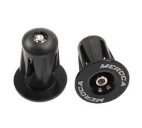 Azarxis Bike Handlebar Bar End Plugs Caps Aluminum Alloy Bicycle Handle Bar Ends 2 Pack for Road Bike Mountain Bike MTB BMX Fixie (Black, 26mm)