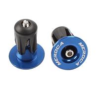 Azarxis Bike Handlebar Bar End Plugs Caps Aluminum Alloy Bicycle Handle Bar Ends 2 Pack for Road Bike Mountain Bike MTB BMX Fixie (Blue, 26mm)