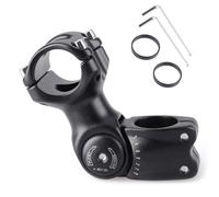 Azarxis Bike Stem 25.4mm 31.8mm Adjustable Bicycle Handlebar Stem 0-60 Degree MTB Fork Stem Extension 90 110 120 130mm for Mountain Bike Road Bike BMX DH Cycle with Hex Key (25.4 x 90mm)
