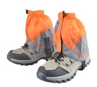 Azarxis Gaiters Low Gators Snow Ankle Gaiters for Outdoor Hiking Walking Backpacking Women Men Lightweight Waterproof Adjustable Sand Proof (Orange)