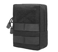 Azarxis Molle Tactical Pouch, Multi-Purpose Military Admin EDC Utility Pouch Backpack Accessories Gadget Tool Gear Organizer for Outdoor Hiking Camping Hunting Cycling Trekking Climbing (Black)