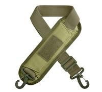 Azarxis Shoulder Strap with Thick Soft Pad for Tactical Molle Pouch Adjustable Crossbody Replacement 38mm Strap Detachable 138cm Luggage Deffle Bag Padded Belt (Army Green)