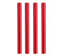 Azarxis Tent Pole Repair Sleeve Kit - Rod Tube Spare Splint Kit, Inner Diameter Φ11mm for Poles 8.6-9.5mm (Red - 4 Pack)