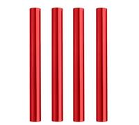 Azarxis Tent Pole Repair Sleeve Kit Tent Rod Tube Spare Splint Kit for Tent Poles, Inner Diameter Φ9mm for Tent Pole with a Diameter within 7.9-8.5mm (Red - 4 Pack - for Tent Pole 7.9-8.5mm)