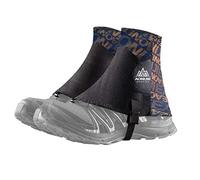 Azarxis Trail Gaiters Low Ankle Gaters Protective Shoe Covers Breathable Sand Prevention for Running Hiking Trail Racing Jogging Climbing Hunting Men Women Youth (Orange)
