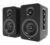 AZATOM Bookshelf Speakers 60W | Bluetooth | 3” Carbon Fibre Drivers & Silk Tweeters | 24bit DAC Built-in | Perfect for Computer Gaming, Vinyl Turntable, HiFi, Home Theatre Equinox M3 (Black)