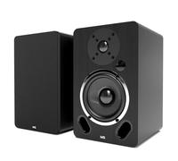 AZATOM Bookshelf Speakers | Bluetooth | 5” Carbon Fibre driver & Silk Tweeter | 24bit DAC Built-in | Perfect for Streaming Music, Gaming, Vinyl Turntable, HiFi, Home Theatre Equinox M5 (Black)