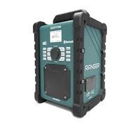 AZATOM RANGER Portable DAB/FM Radio with Bluetooth | Rechargeable Battery | Compatible with Makita/Dewalt 18V plug in battery | IPX 5 Dust and Water Resistent | Powerful 30 Watts | Jobsite Works Radio