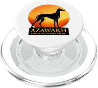 Azawakh Dog Silhouette Sunset Ancient Breed PopSockets PopGrip for MagSafe